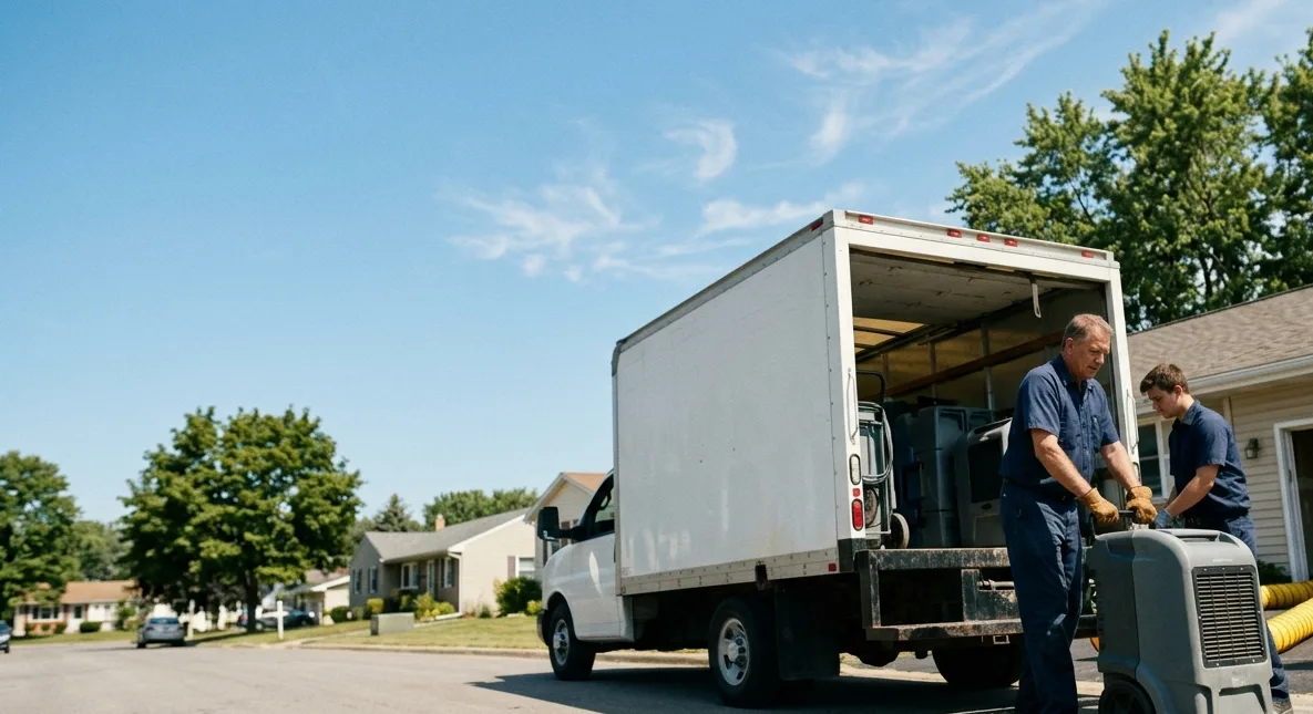 Water Damage Cleanup in Harristown, IL near me